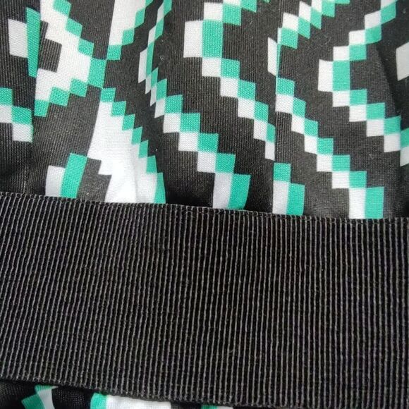 MILLY retro 50s-style fit flare dress abstract S 4 6 - Picture 4 of 9